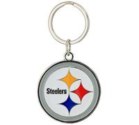 Siskiyou NFL Sports Fan Shop Pittsburgh Steelers Porte-clés chromé et émaillé Taille unique