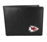 Siskiyou NFL Sports Kansas City Chiefs Portefeuille à Deux Volets pour Homme Noir Taille Unique