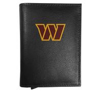 Siskiyou NFL Washington Commanders Portefeuille pop-up en cuir RFID Taille unique Noir