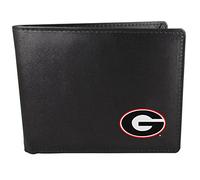 Siskiyou pour Homme Georgia Bulldogs Portefeuille, Noir, 2 Volets Fin