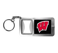 Siskiyou Sports NCAA Fan Shop Wisconsin Badgers Porte-clés avec décapsuleur Noir Taille unique
