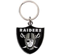 Siskiyou Sports NFL Fan Shop Las Vegas Raiders Porte-clés chromé et émaillé Noir Taille unique
