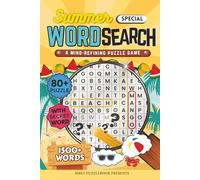 Sisky Mega Summer Word Search: An Insightful Word Searches With Fun Facts, Quotes & Poems | 80+ Easy-to-Read Themed Puzzles About Beach, Water Games & Nature