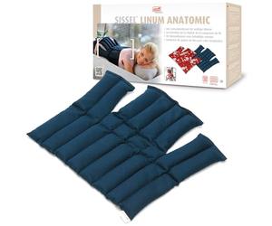 Sissel Compresse Chaude ou Froide au Graines de Lin mixte adulte Bleu Taille Unique (36 x 38 cm)