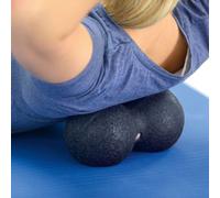 Sissel myofascia double ball 12 cm - noir