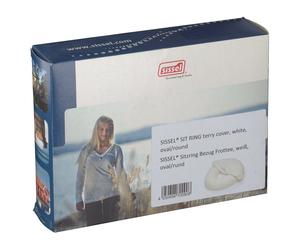 Sissel® SIT RING Bouée confort ovale + taie blanche Oreiller 1 pc(s)