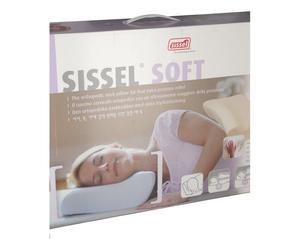 Sissel® Soft Oreiller + Taie en velours Ivoire Medium 1 pc(s)