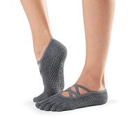 SISSEL TOESOX FT ELLE CHARCOAL GREY MEDIUM Chaussettes antidérapantes PILATES Femme GRIS FR : M (Taille Fabricant : M)
