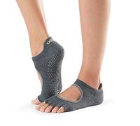 SISSEL TOESOX HT BELLARINA CHARCOAL GREY LIME SMALL Chaussettes antidérapantes PILATES Femme GRIS FONCE FR : S (Taille Fabricant : S)