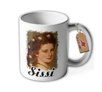 Sissi elisabeth d'autriche hongrie romy schneider lisi wien impératrice-tasse de café tasse#10425 t