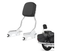 Sissy Bar amovible pour Harley Davidson Softail modèles 2018-2024, dossier passager pour Softail Deluxe FLDE, Heritage Classic FLHC, Slim FLSL, Standard FXST 107, Street Bob FXBB (Chrome)