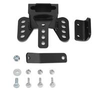 Sissy Bar amovible Support de dossier de siège de conducteur réglable, adapté pour Harley Touring CVO Road King Street Glide Moto(Black)