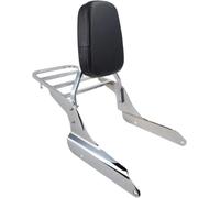 Sissy Bar avec Porte-Bagages Coussin pour Honda Shadow VT600 VLX600 00-07 | Dossier pour Passager