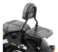Sissy Bar CL + Porte Bagages pour Harley Softail Sport Glide 18-20 Noir
