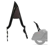 Sissy Bar noir de 66 cm de hauteur, coussin arrière amovible pour dossier passager compatible avec les modèles Harley Davidson Touring 2009-2023 Street Glide Road Glide Electra Glide Road King