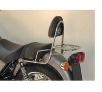 Sissybar avec porte bagage chrome pour Moto Guzzi California Stone (2001-2005)