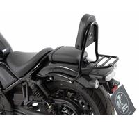 Sissybar avec porte bagage (version brute) noir pour Honda CMX 1100 Rebel /