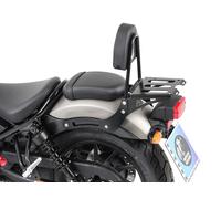 Sissybar avec porte-bagages noir pour Honda CMX 500 Rebel (2017-)