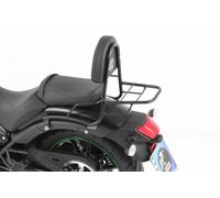 Sissybar avec porte-bagages noir pour Kawasaki Vulcan S (2015-)