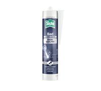 Sista Bad - Silicone sanitaire de qualité professionnelle - Résistant à la moisissure - Silicone sanitaire pour la salle de bain - Silicone étanche pour de nombreux matériaux - Sans odeur et durable - Transparent - 1 x 280 ml