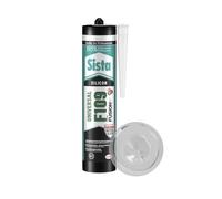 Sista F109 Fusion Lot de 12 flacons de 300 ml | Utilisation universelle, pour façade, vitrage, sanitaire, mastic en silicone