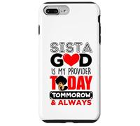Sista God est Mon Fournisseur Aujourd'hui Demain et Toujours de la mélanine Coque pour iPhone 7 Plus/8 Plus