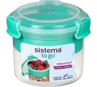 Ustensile de cuisine Sistema Boîte alimentaire ronde a clips Breakfast To Go - 530ml