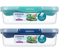 SISTEMA Boîte à lunch 'Stax' 2 fois assortie 113078