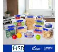 Sistema Boîte Alimentaire Rectangulaire Étanche Transparente sans BPA
