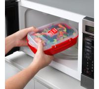 SISTEMA Boîte pour micro-ondes RECTANGULAR, 1,25 l, rouge