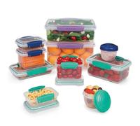 Boîtes de conservation alimentaire Sistema | Boîtes de préparation avec couvercles, lunch box, boîtes à en-cas et Cie | Empilables et hermétiques | Sans BPA | 20 pièces