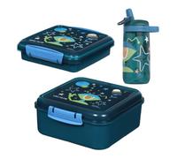 Sistema Ensemble déjeuner Expressions, 1,25L Bento + 450ml Sandwich + 500ml Easy Sip, boîte à déjeuner et bouteille, design « Alien »