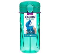Sistema Hydrate Quick Flip Water Bottle | 520 ml | Gourde sans BPA avec paille | Coloris assortis