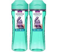 Sistema Hydrate Tritan Swift Water Bottle | 600 ml | Gourde étanche | Sans BPA | Coloris assortis (Lot de 2)