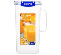 Sistema KLIP IT PLUS Pichet - Pichet en plastique étanche de 2 litres pour eau, jus de fruits et autres liquides - Sans BPA [881420]