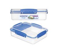 Sistema Lunchbox Snack Attack Duo to go 975 ml 19,7x15,8x6cm farbig sortiert
