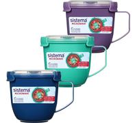 Sistema® Microwave™ Tasse à soupe et à ragoût 900 ml, mélange de couleurs
