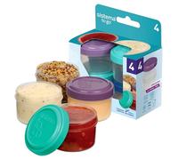 Sistema Boîtes à condiments Dressing To Go 35 ml – Lot de 4, Sans BPA, couleurs assorties