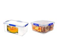Sistema Récipient de conservation des aliments KLIP IT | 9,6 L | Boîte alimentaire empilable & Container, Clair, 5.5 L