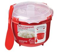 sistema® SI1110 Cuiseur à riz pour micro-ondes hauteur 16,1 cm rouge 2,6 l