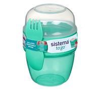 Sistema Snack Capsule To Go | 2 compartiments et 1 cuillère-fourchette | 515 ml | Menthe glaciale