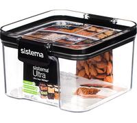 Sistema Stock Box Tritan Square 460 Ml Transparent/Noir