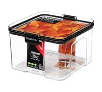 Sistema Tritan Carré Ultra Boîte De Rangement Transparent Noir En Plastique