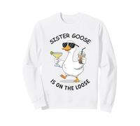Sister Goose est en liberté, Une Ambiance Estivale Amusante avec Duck Design Sweatshirt