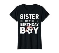 Sister Of The Birthday Boy Football Family Love Celebration T-Shirt
