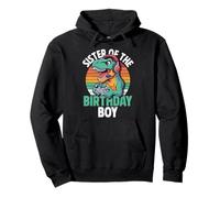 Sister of The Birthday Boy Gaming T-Rex Assorti pour Anniversaire Sweat à Capuche