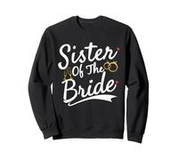 Sister of The Bride Vintage Wedding Party Bride Crew Sweatshirt