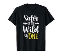 Sister of The Wild One Birthday Party First Thing T-Shirt