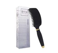 SISTER YOUNG OVIA BLACK BV - Brosse à Cheveux Naturel Sanglier avec Ventilation, Noir