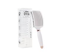 Sister Young OVIA Brosse à cheveux professionnelle ventilée avec poils de sanglier pour le volume, la brillance et la santé des cheveux | Démêlage et coiffage sans tirer (NUDE)